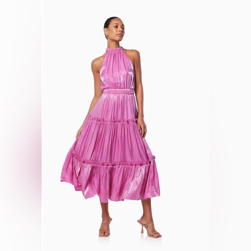 Elliatt Teagan Maxi Dress, size xxs NWT bubblegum pink - Picture 4 of 13